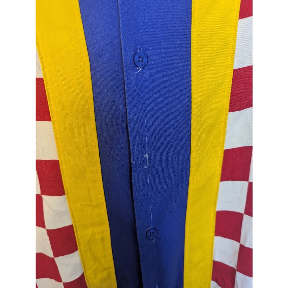 Lazy Oaf Check Please Checkerboard Bowling Shirt - image 6